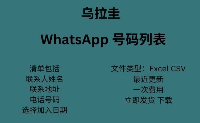 乌拉圭 WhatsApp 号码列表